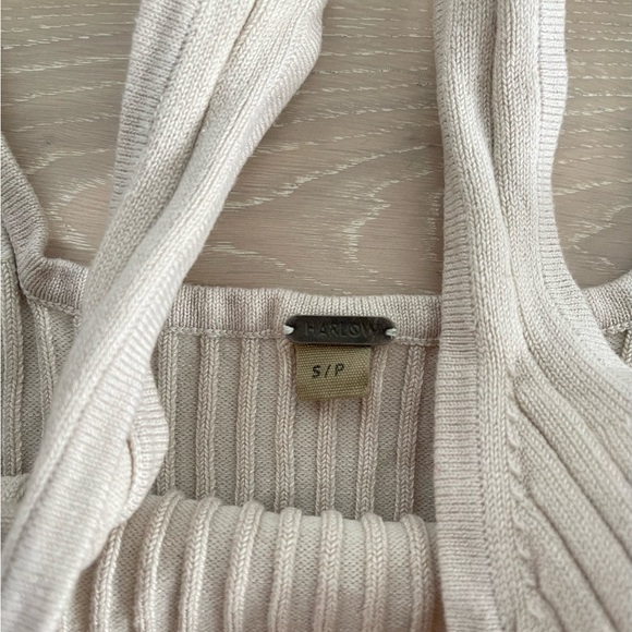 Ribbed Beige Two-Piece Set - Picture 3 of 3